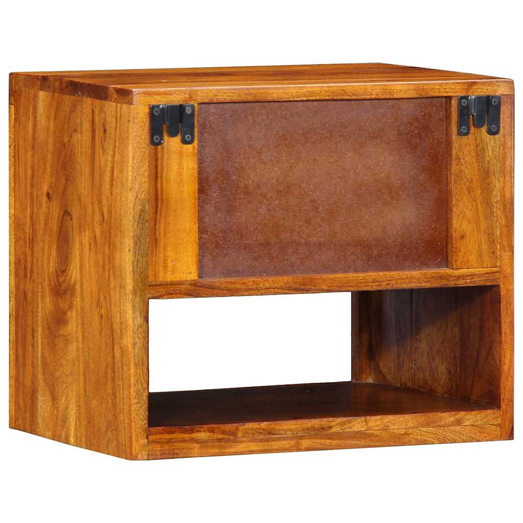 Noćni ormar 2 pcs Smeđa 40 x 35 x 35 cm Čvrsto drvo akacije