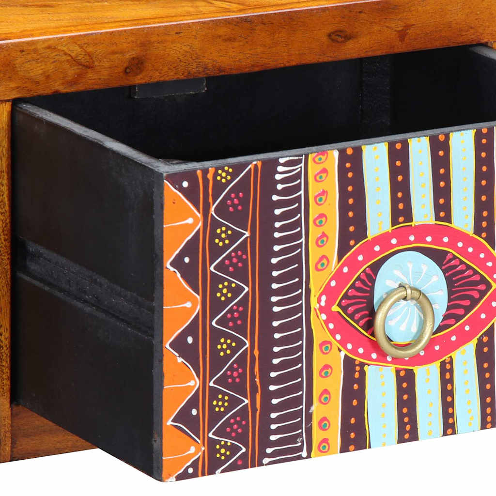 Noćni ormar s ladicama 2 pcs Smeđa 35 x 30 x 22 cm