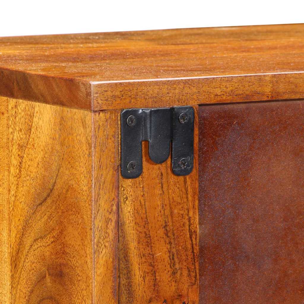 Noćni ormar s ladicama 2 pcs Smeđa 35 x 30 x 22 cm