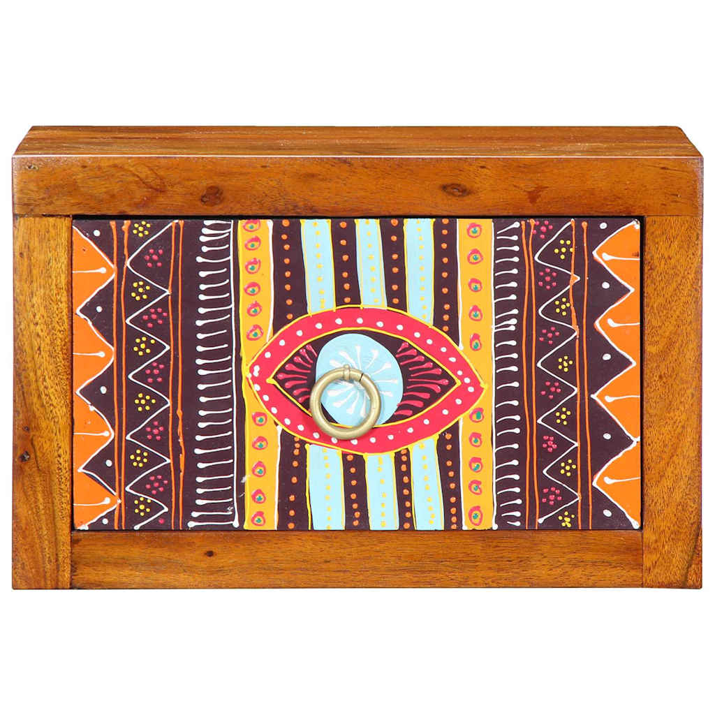 Noćni ormar s ladicama 2 pcs Smeđa 35 x 30 x 22 cm