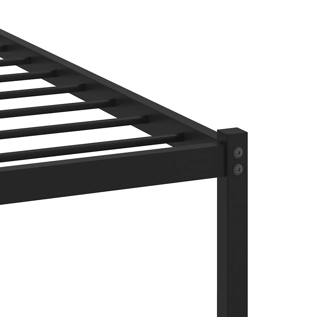 Metalni okvir kreveta bez madraca boja hrasta 140x190 cm