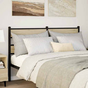 Zamjensko uzglavlje boja hrasta sonome 150 cm željezo i konstruirano drvo