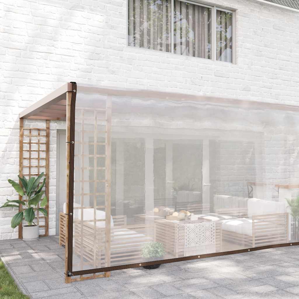 Prozirna cerada s ušicama 6x8 m polietilen