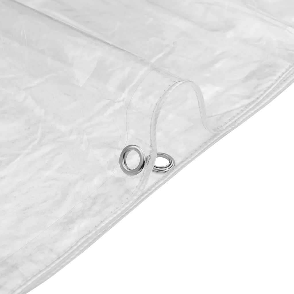 Prozirna cerada s ušicama 5x8 m PVC
