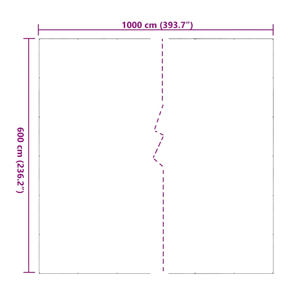 Prozirna cerada s ušicama 6x10 m PVC