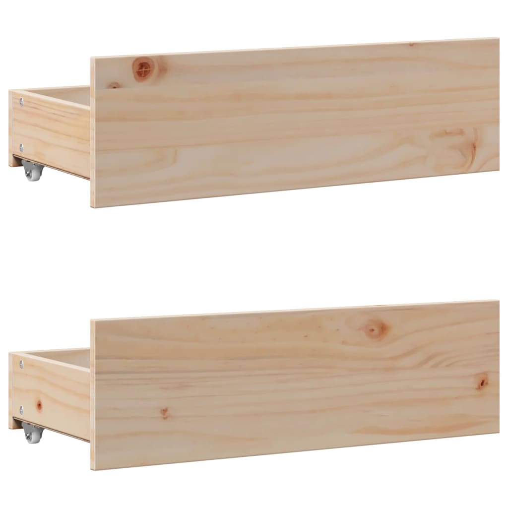 Krevet s regalom za knjige bez madraca 135x190 cm od borovine