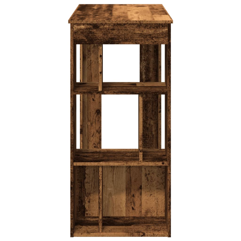 Barski stol s stalcima boja staro drvo 102x50x103,5 cm drveni
