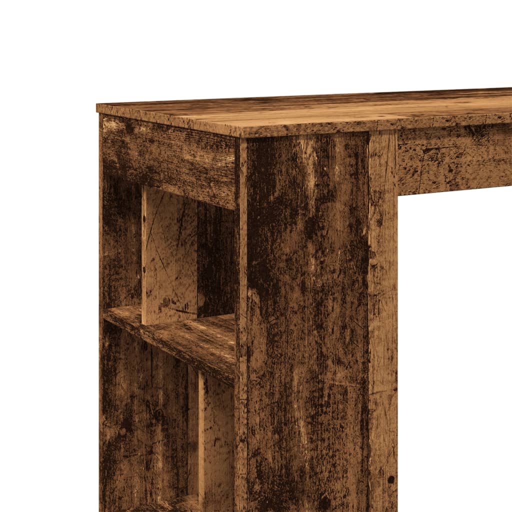 Barski stol s stalcima boja staro drvo 102x50x103,5 cm drveni