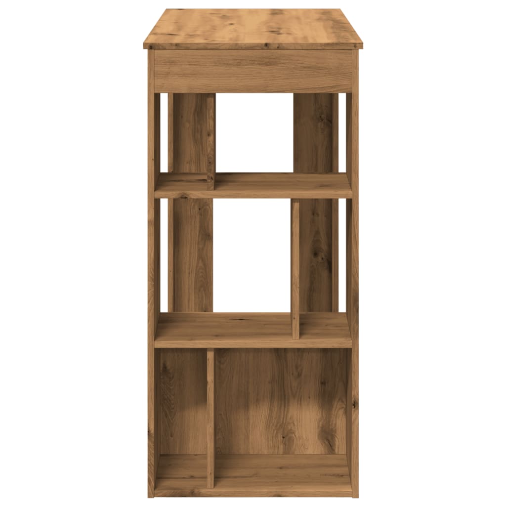 Barski stol s stalcima boja hrasta 102x50x103,5 cm drveni