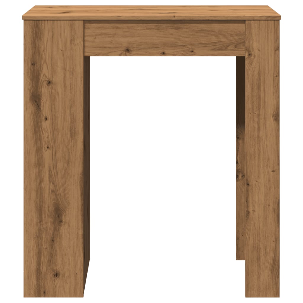 Barski stol s držačima boja hrasta 95x47x103,5 cm drveni