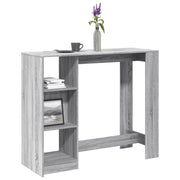 Barski stol s policom boja hrasta sonome 124x46x103,5 cm drveni