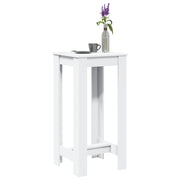 Barski stol bijeli 51 x 50 x 103,5 cm od konstruiranog drva