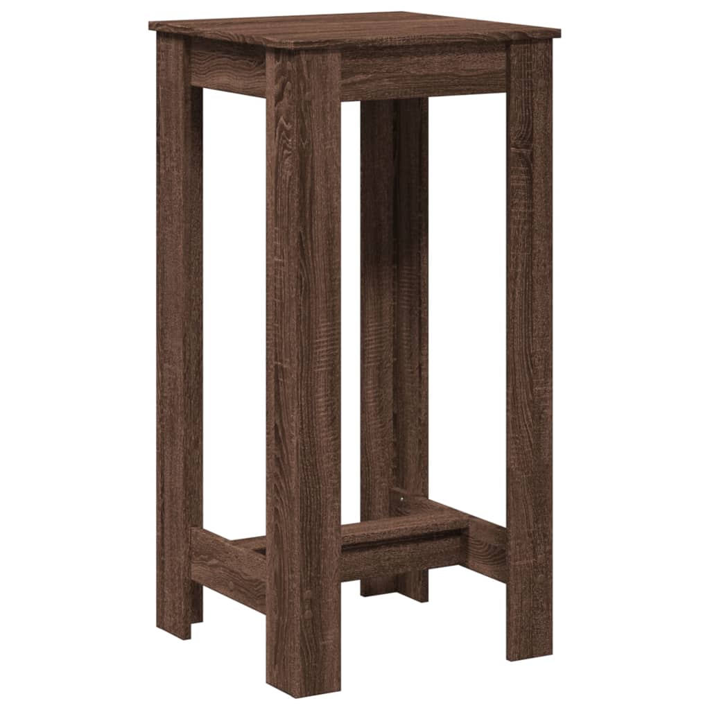 Barski stol smeđa boja hrasta 51x50x103,5 cm konstruirano drvo