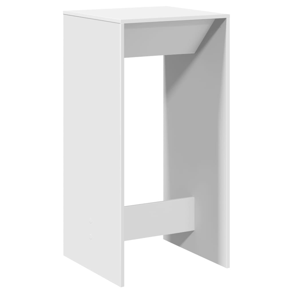 Barski stol bijeli 51 x 50 x 103,5 cm od konstruiranog drva