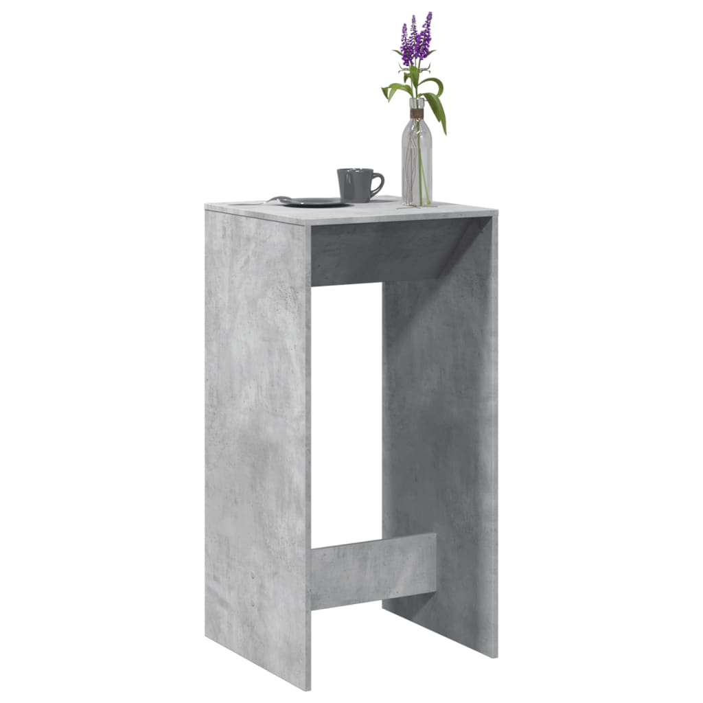 Barski stol boja betona 51 x 50 x 103,5 cm konstruirano drvo