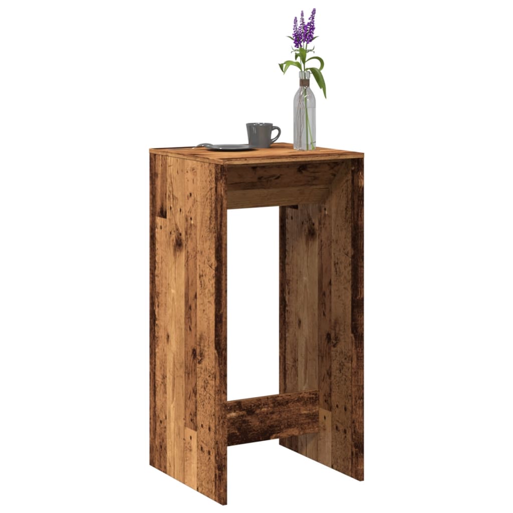 Barski stol boja staro drvo 51x50x103,5cm od konstruiranog drva