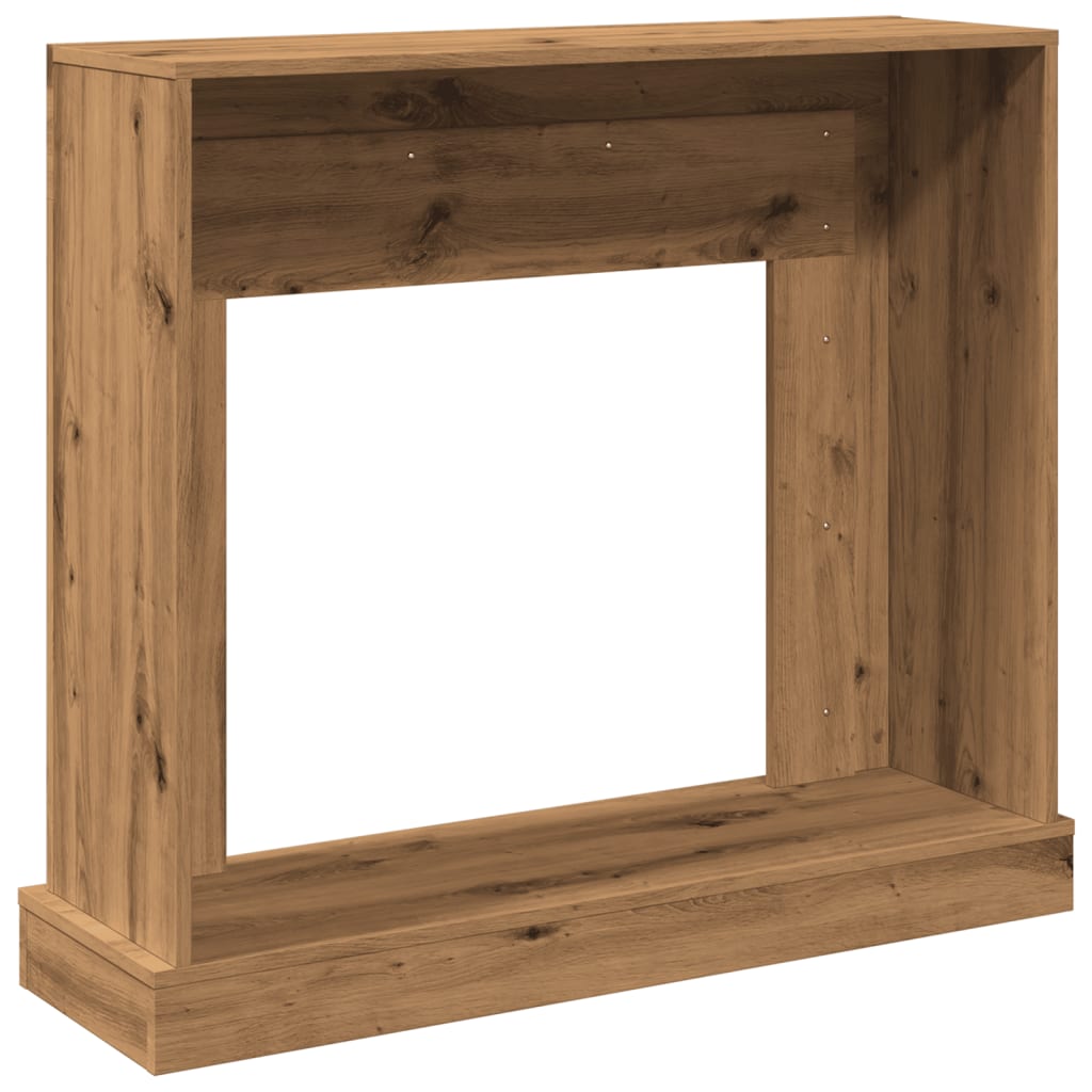 Okvir za kamin boja hrasta 100x30x87,5 cm od konstruiranog drva