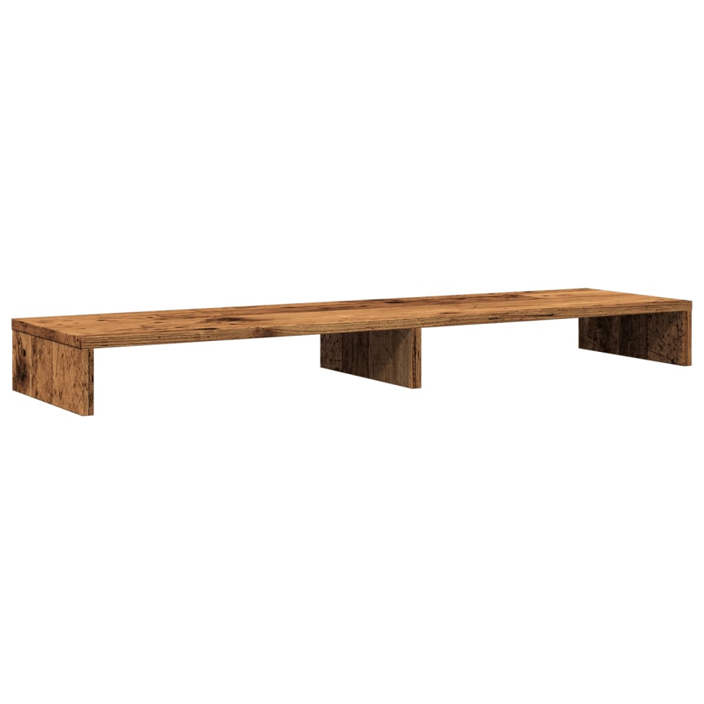 Stalak za monitor boja drva 100x27x10 cm konstruirano drvo