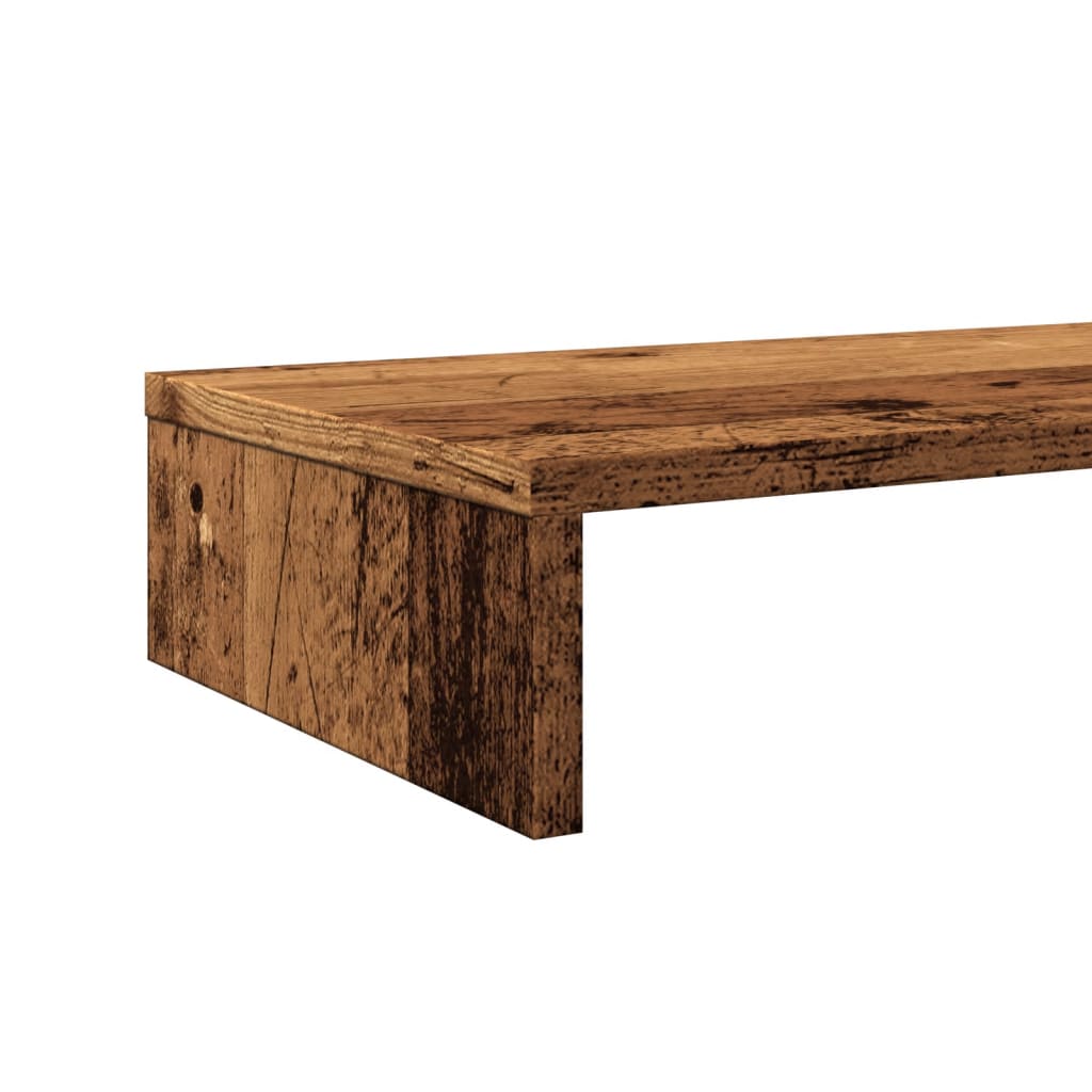 Stalak za monitor boja drva 100x27x10 cm konstruirano drvo