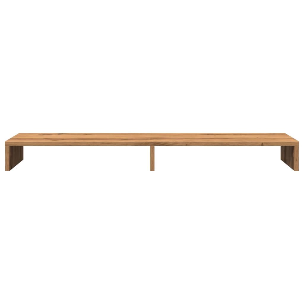 Stalak za monitor boja hrasta 100x27x10 cm konstruirano drvo