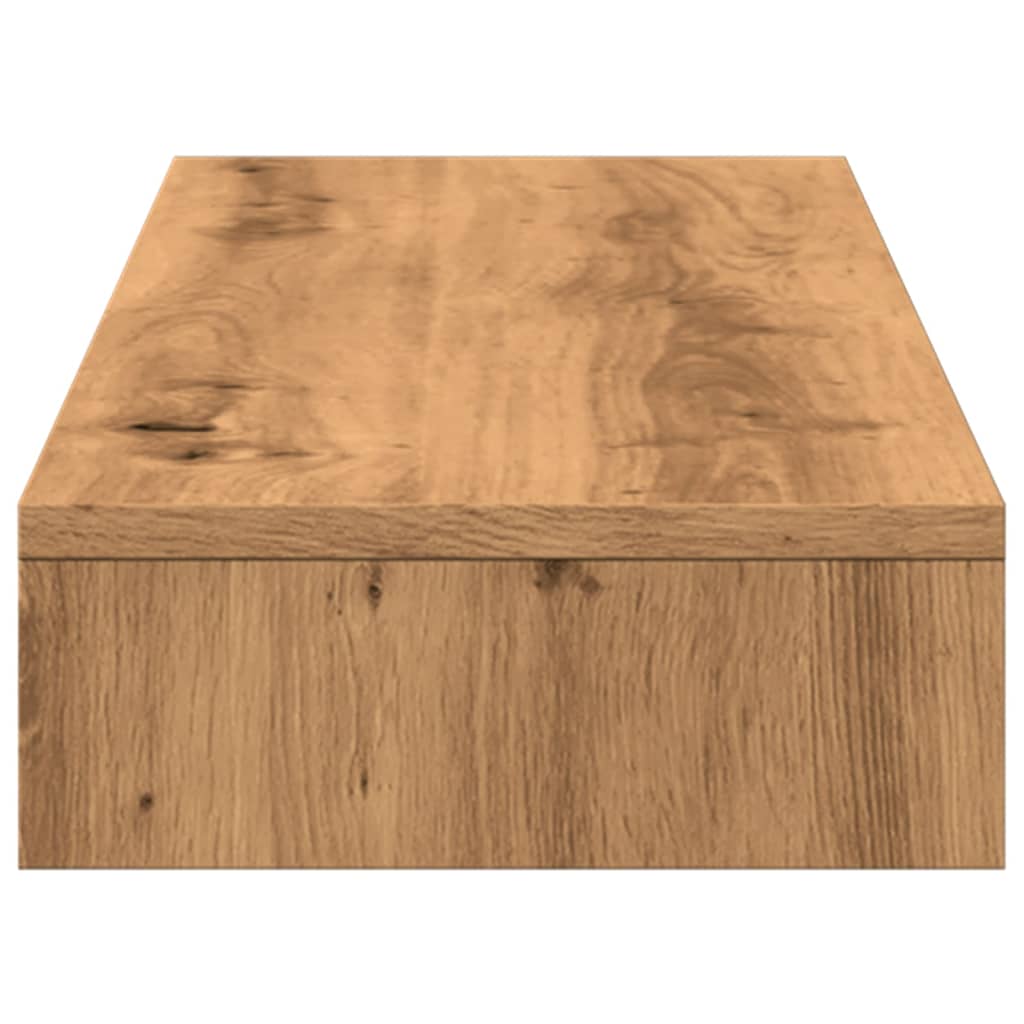Stalak za monitor boja hrasta 100x27x10 cm konstruirano drvo