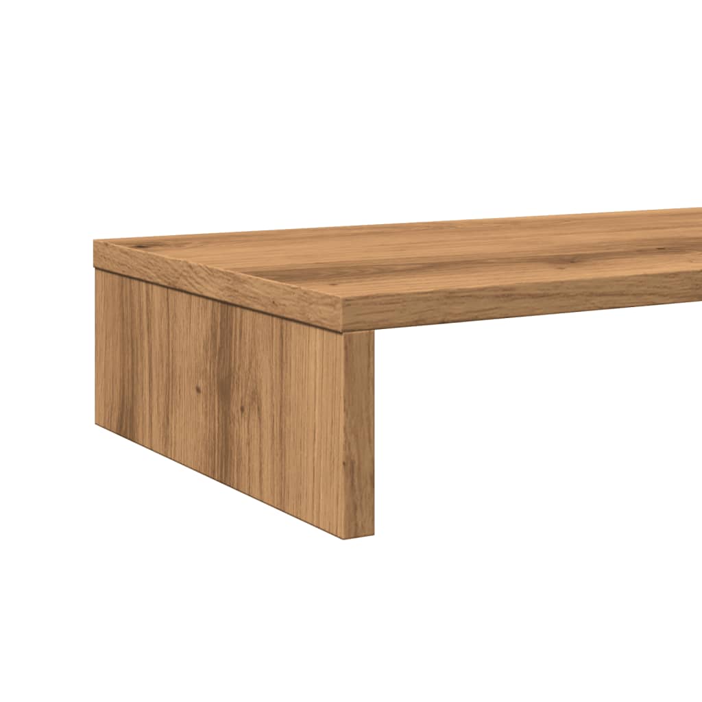 Stalak za monitor boja hrasta 100x27x10 cm konstruirano drvo
