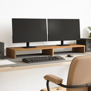 Stalak za monitor boja hrasta 100x27x10 cm konstruirano drvo