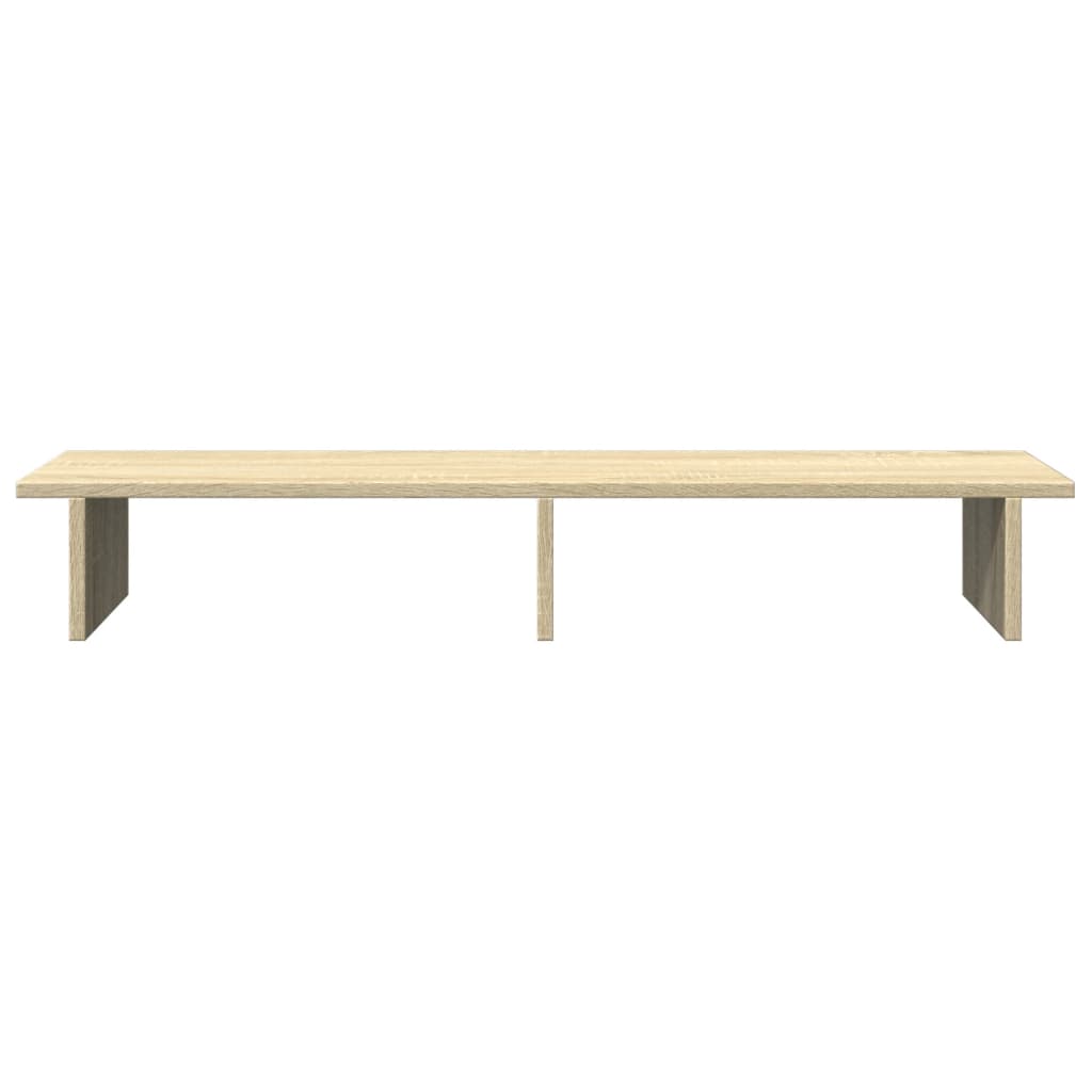 Stalak za monitor boja hrasta 100x27x15 cm konstruirano drvo