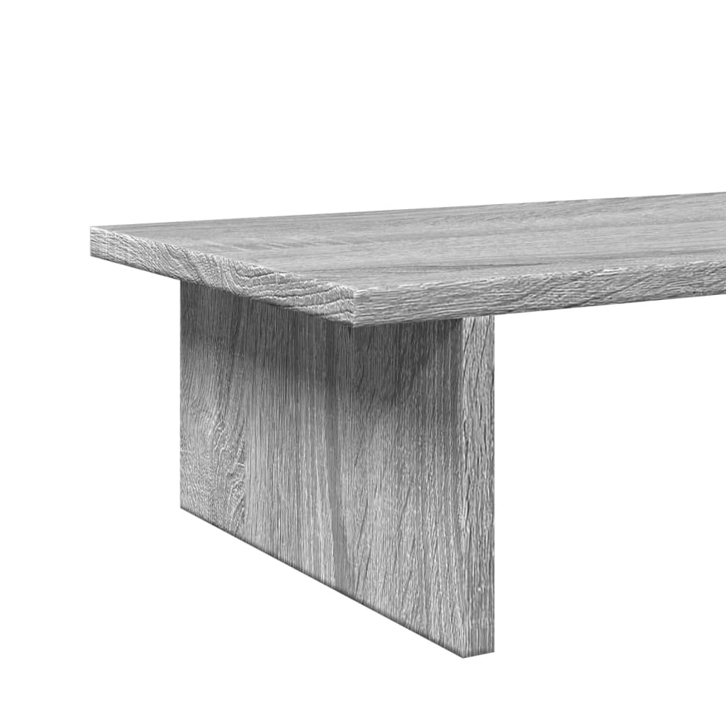 Stalak za monitor boja hrasta 100x27x15 cm konstruirano drvo