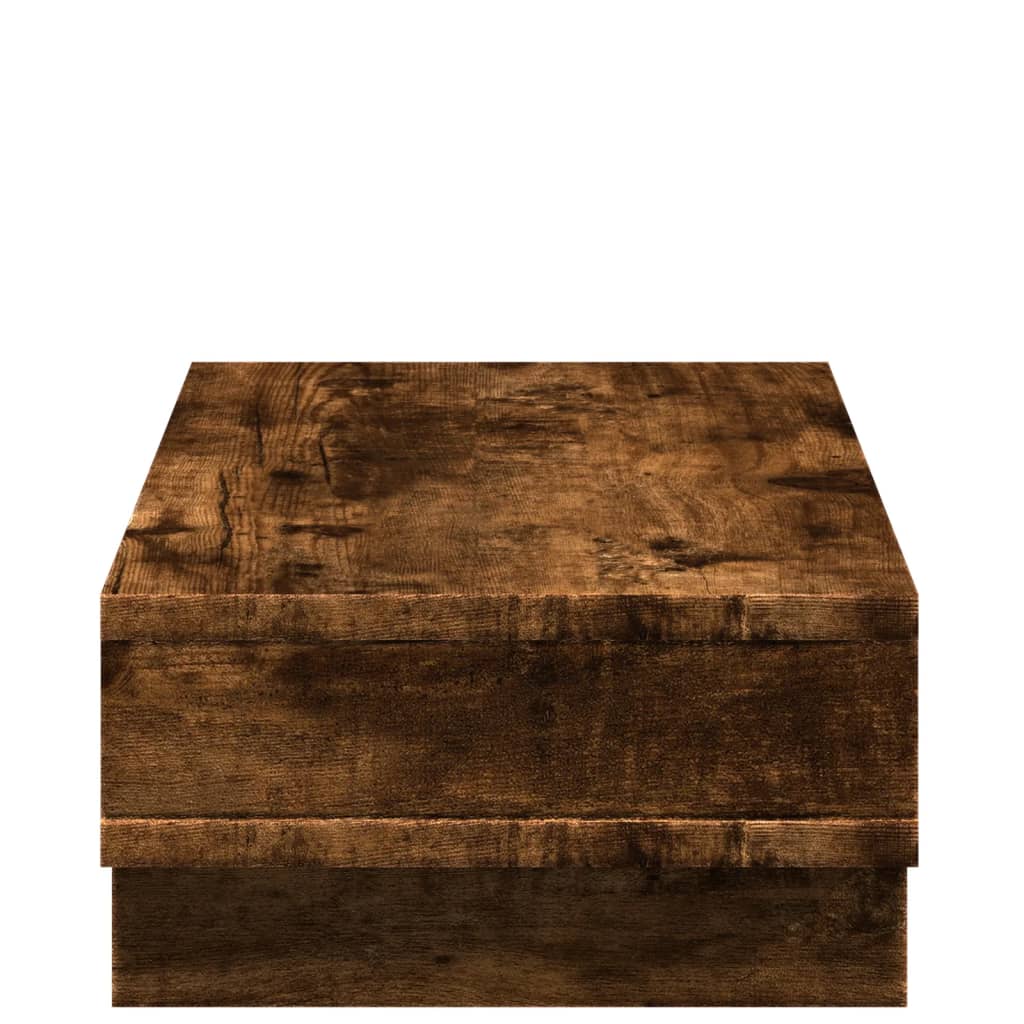 Stalak za monitor boja dimljenog hrasta 50x27x15 cm drveni