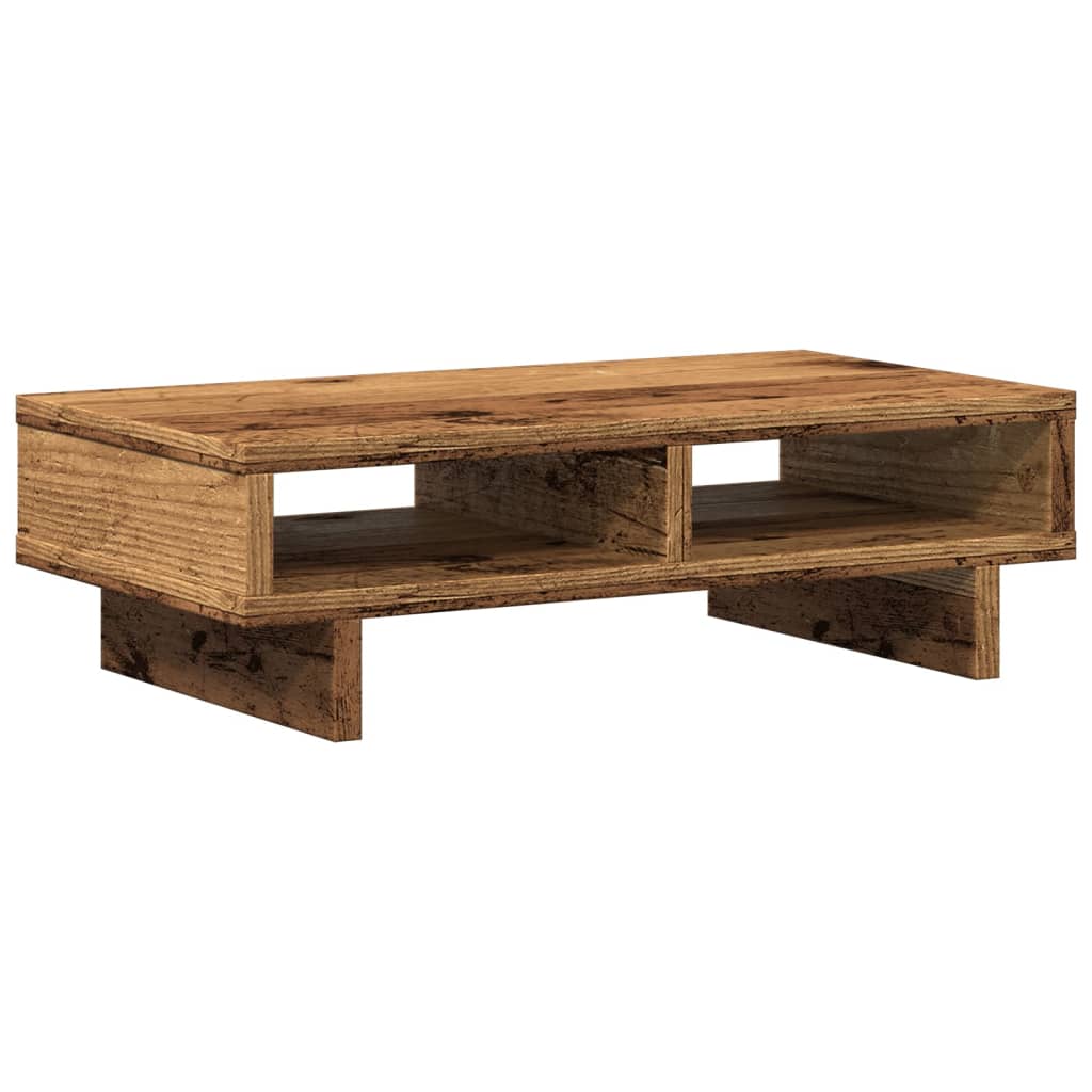 Stalak za monitor boja drva 50x27x15 cm konstruirano drvo