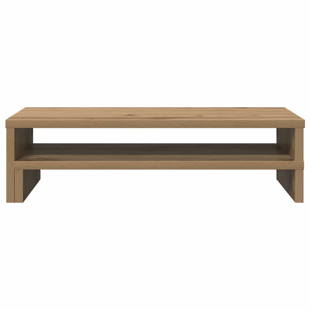 Stalak za monitor boja hrasta 54x22x15 cm konstruirano drvo