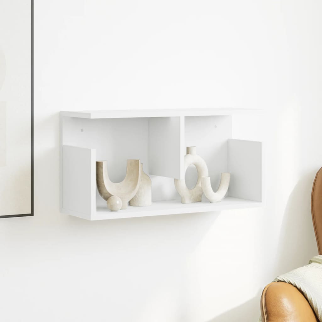 Zidni ormarić 60 x 20 x 30 cm bijeli od konstruiranog drva
