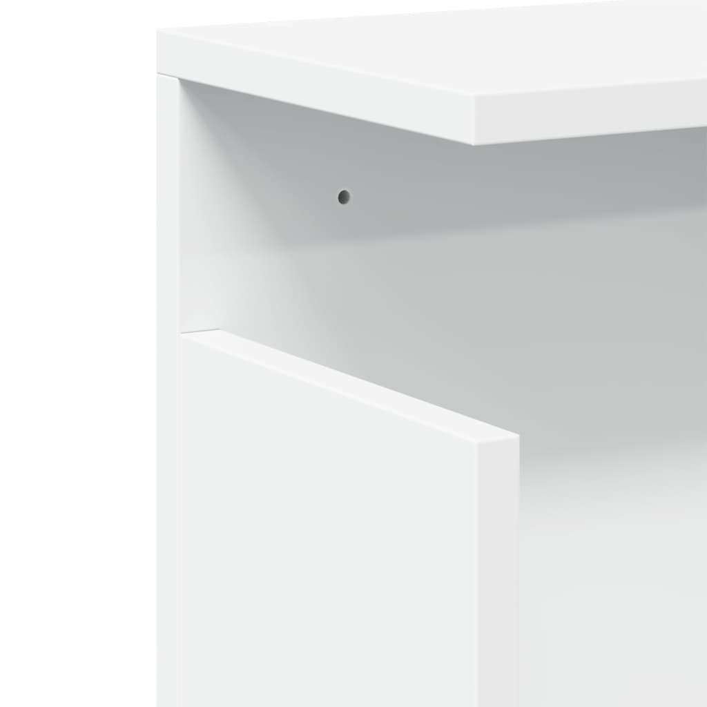 Zidni ormarić 60 x 20 x 30 cm bijeli od konstruiranog drva