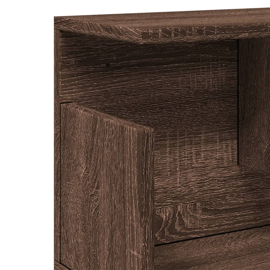 Zidni ormarić boja smeđeg hrasta 100x20x30 cm konstruirano drvo
