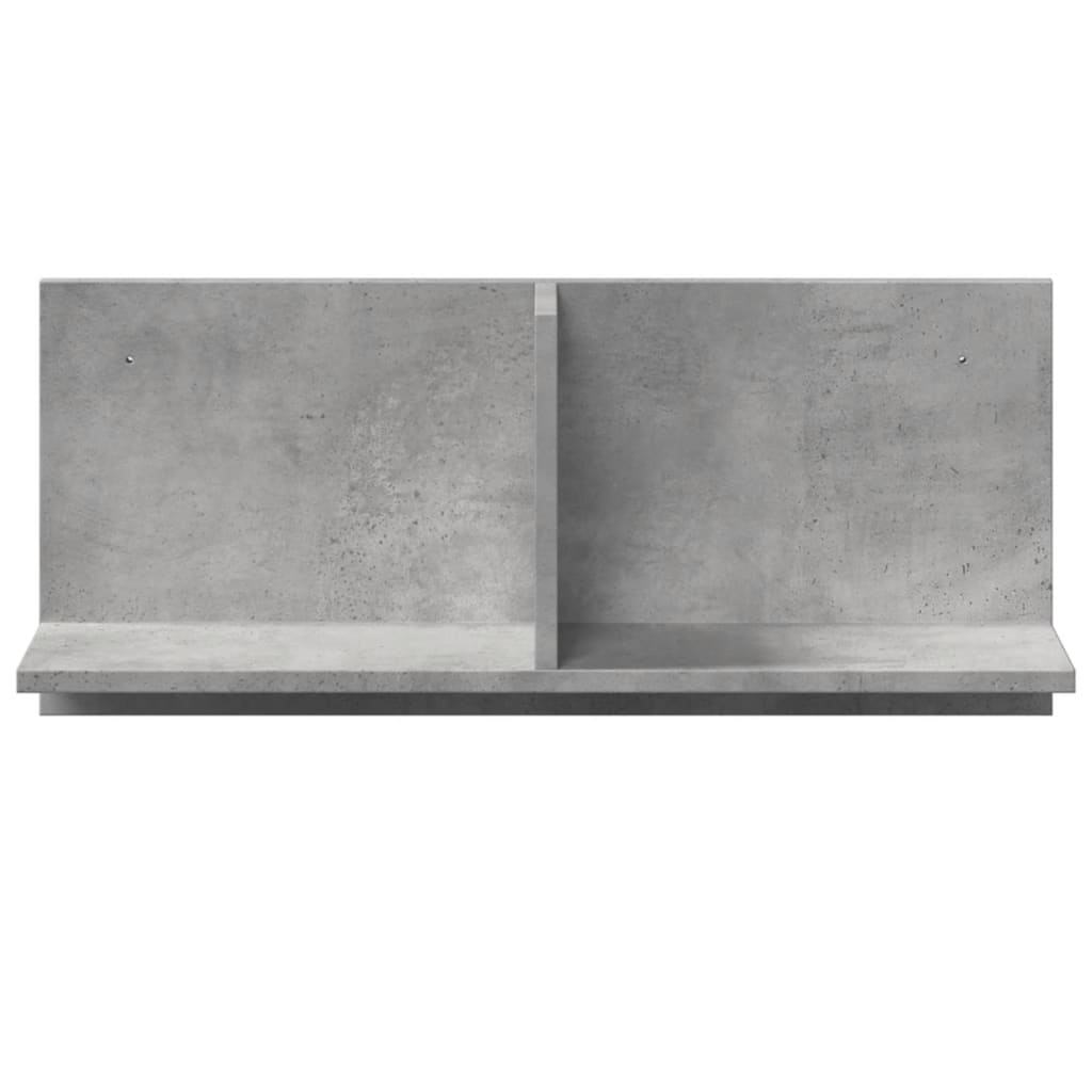 Zidni ormarić 70x16,5x30 cm siva boja hrasta konstruirano drvo