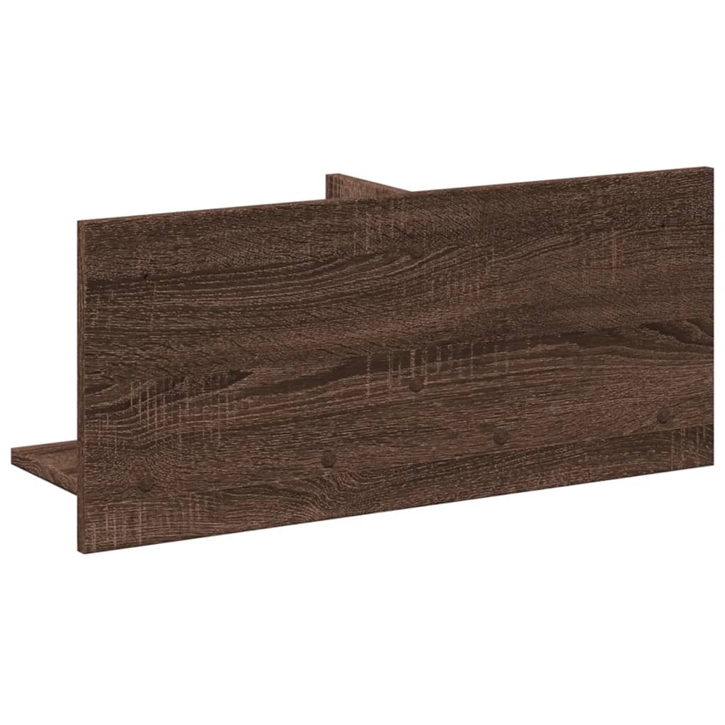Zidni ormarić 70x16,5x30cm boja smeđeg hrasta konstruirano drvo