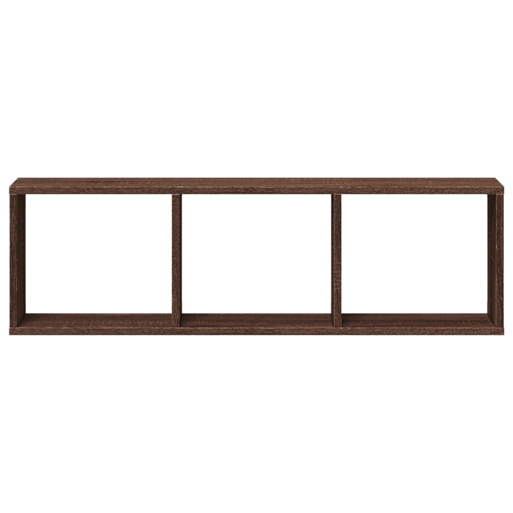 Zidni ormarić boja smeđeg hrasta 100x16x30 cm konstruirano drvo