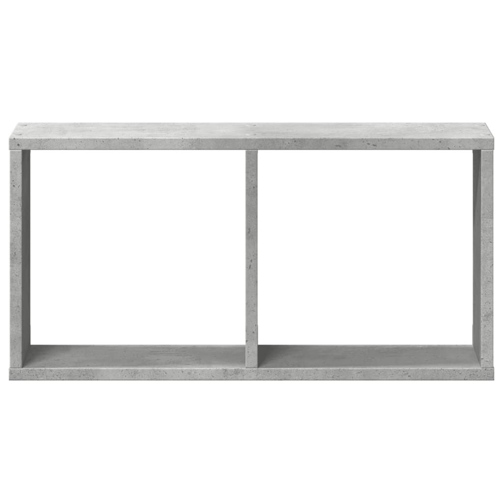 Zidni ormarić siva boja betona 60x16x30 cm konstruirano drvo