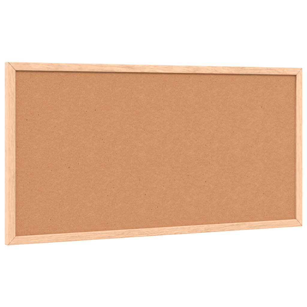 Magnetna bijela ploča s okvirom od masivnog borovog drva 60 x 30 cm