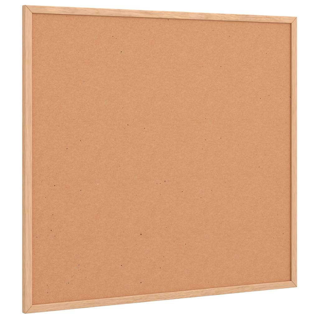 Ploča od pluta s okvirom od masivnog borovog drva 60 x 55 cm