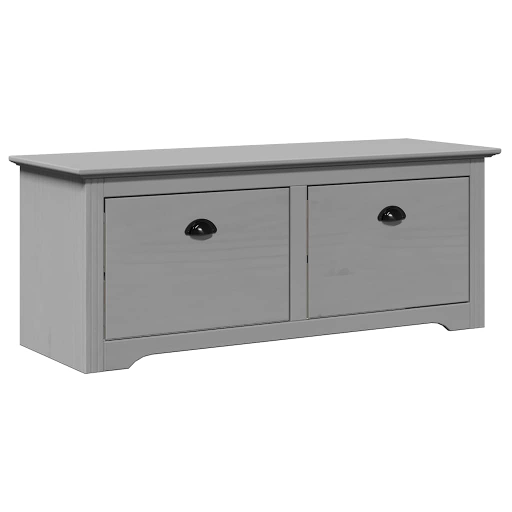 Klupa za hodnik "BODO" siva 114x40x45 cm