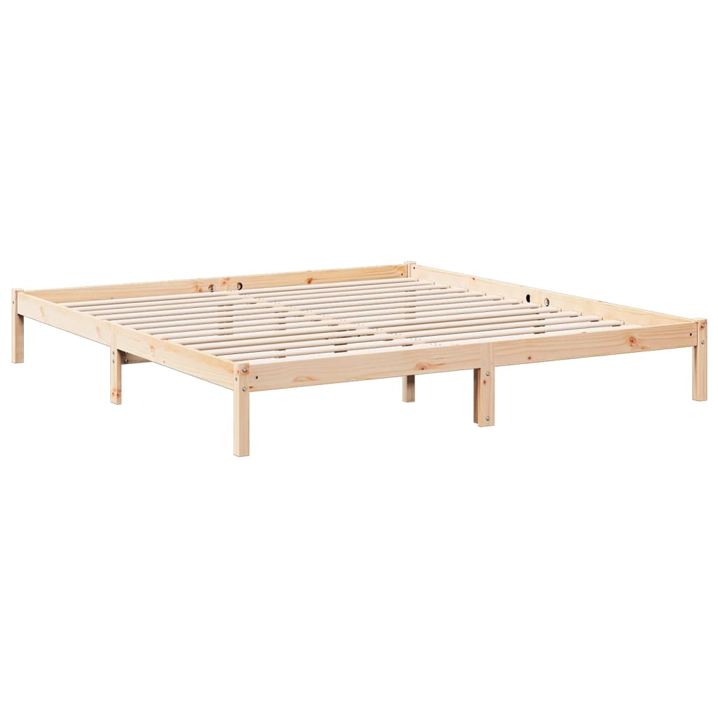 Dugi okvir kreveta bez madraca 200 x 220 cm od borovine