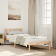 Dugi okvir kreveta bez madraca bijeli 90x220 cm od borovine
