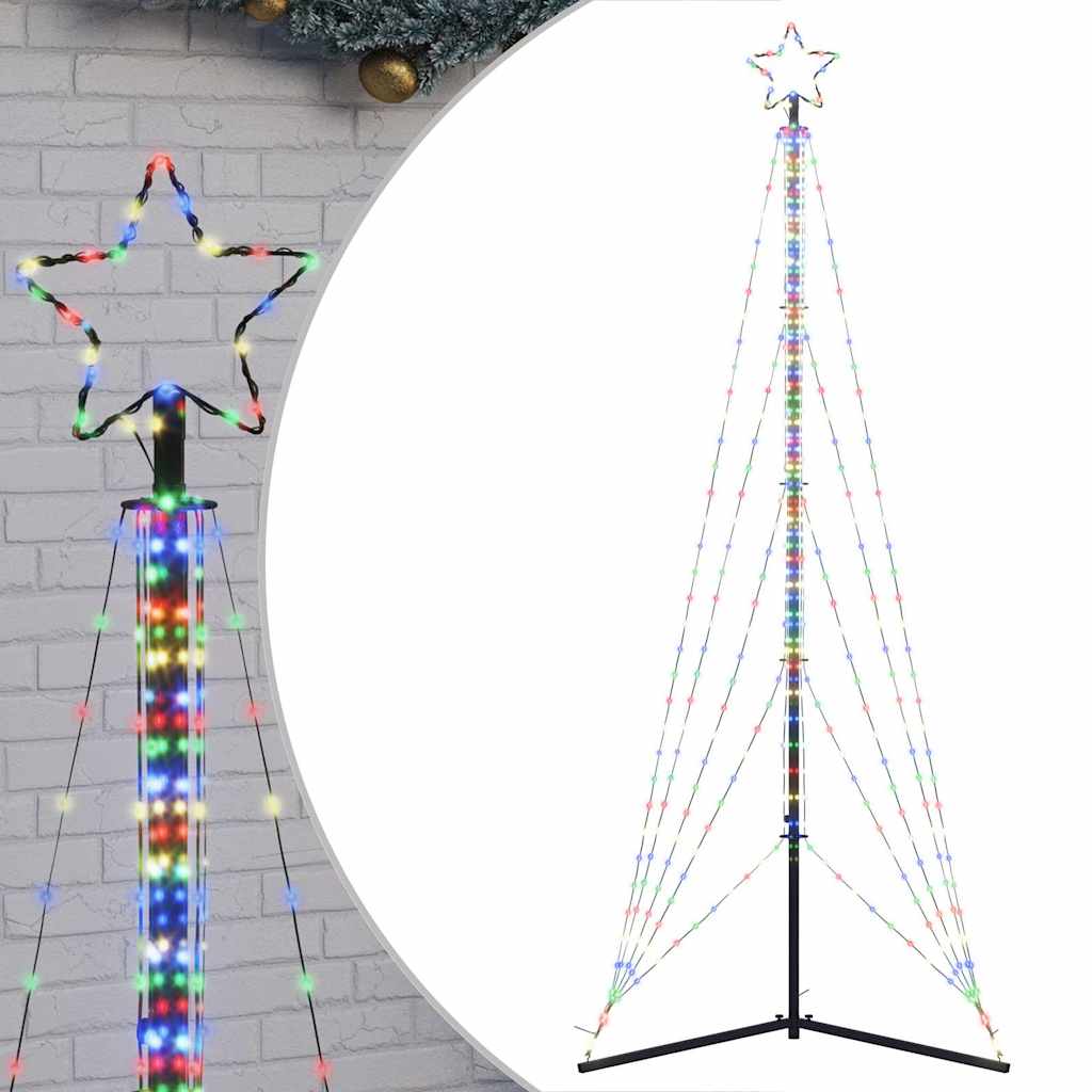 LED božićno drvce 525 LED šarenih 302 cm