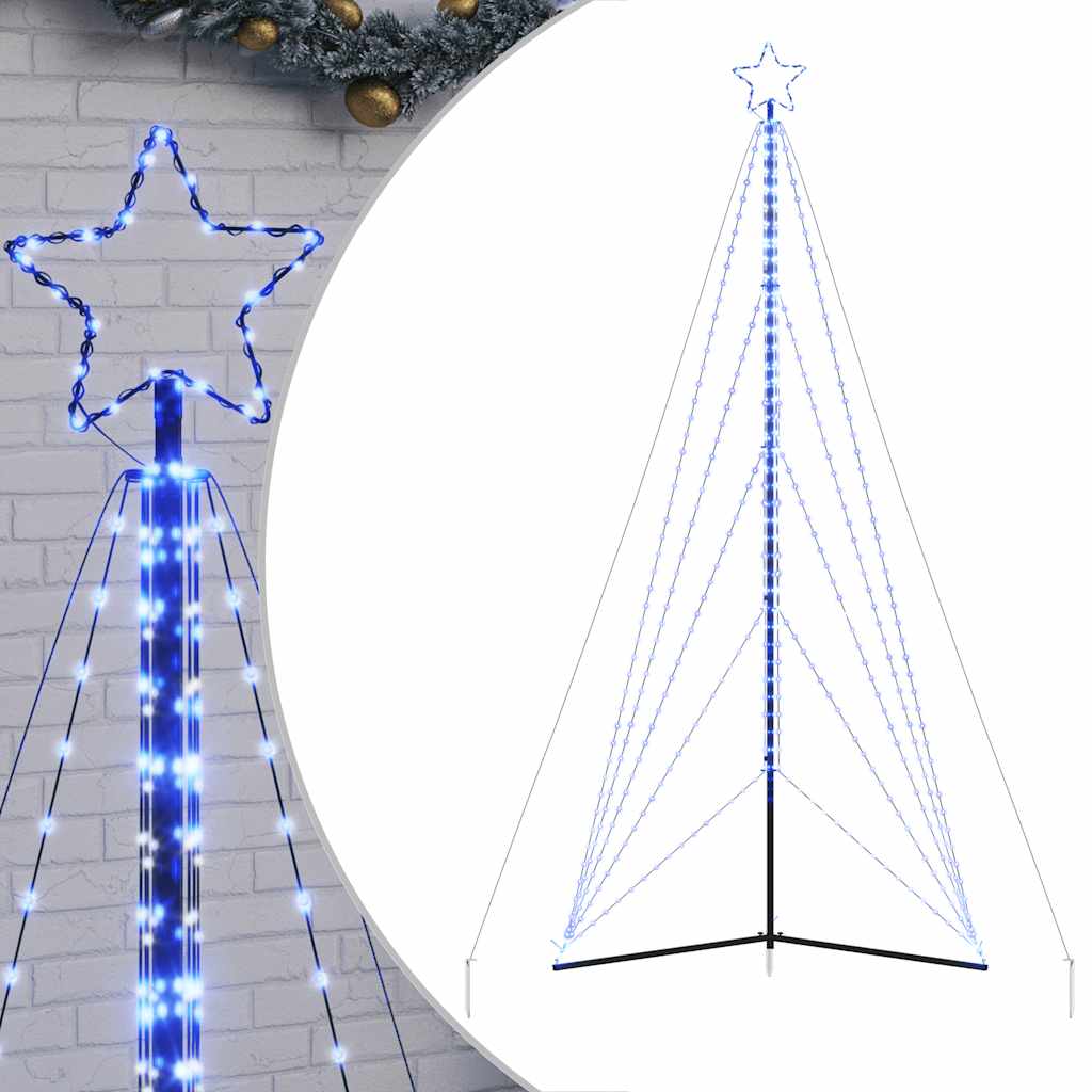 LED božićno drvce 615 LED dioda plavo 404,5 cm