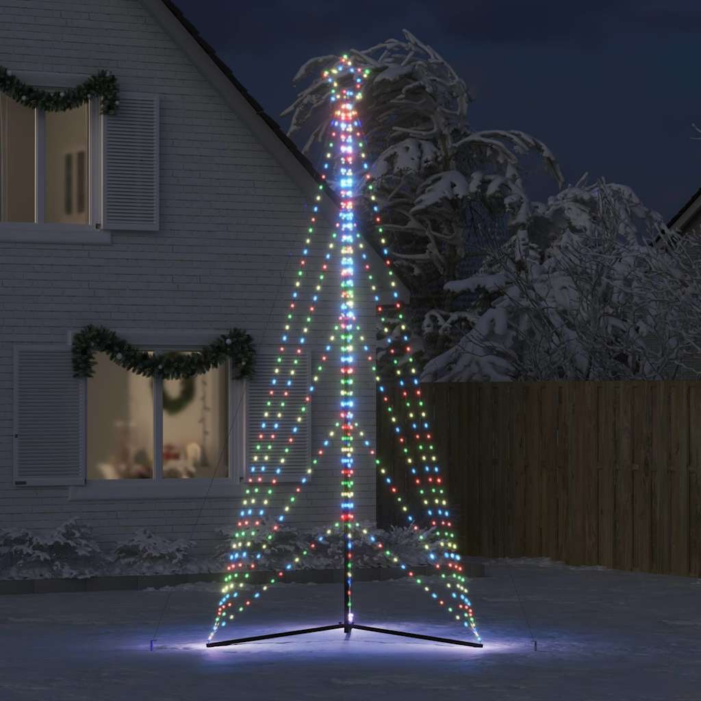 LED božićno drvce 615 LED šarenih 404,5 cm