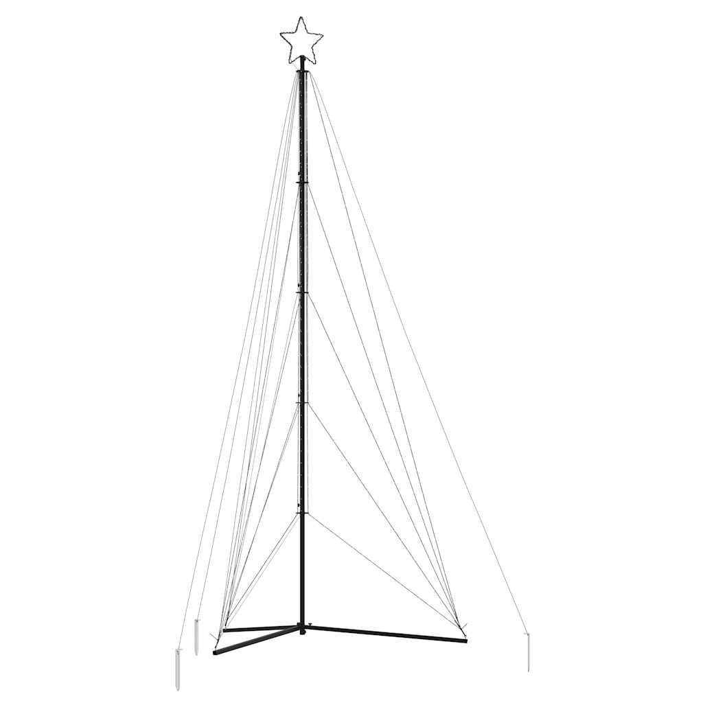 LED božićno drvce 615 LED šarenih 404,5 cm
