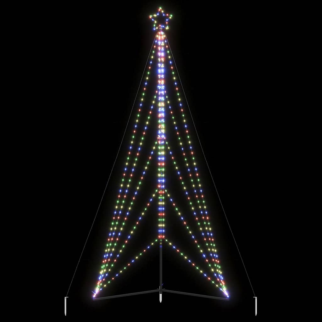 LED božićno drvce 615 LED šarenih 404,5 cm