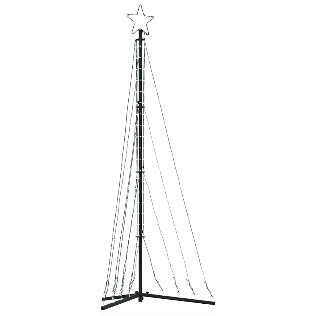 LED božićno drvce 339 LED šarenih 187 cm